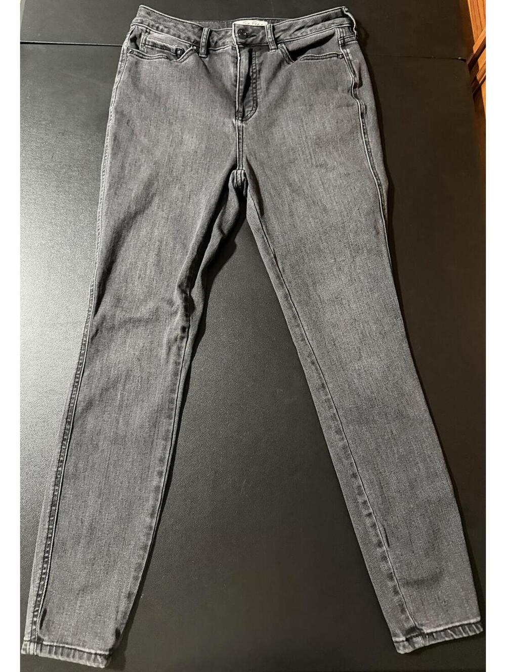 We The Free Gravity Skinny Jeans Gray Wash Mid Rise Stretch Women's‎ Waist 28